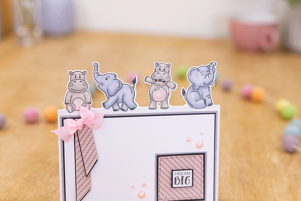 Gemini Cute Character Stamp & Die - An Elephant-astic Day