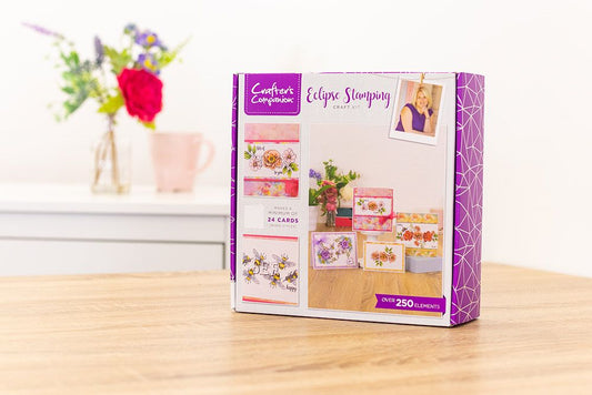 Crafters Companion Monthly Craft Kit - Eclipse Stamp Craft Kit - Box 29