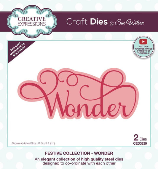 Creative Expressions Sue Wilson Festive Noble Wonder Craft Die