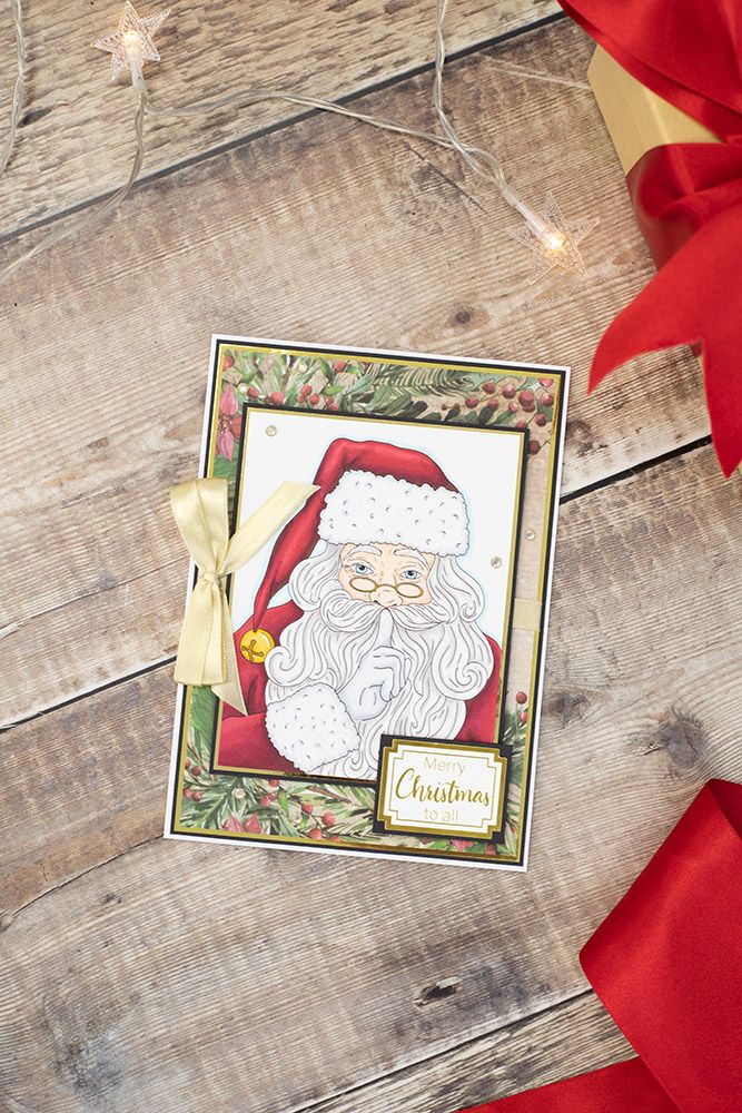 Crafters Companion Christmas Card Front Colouring Pads - Merry Christmas To All