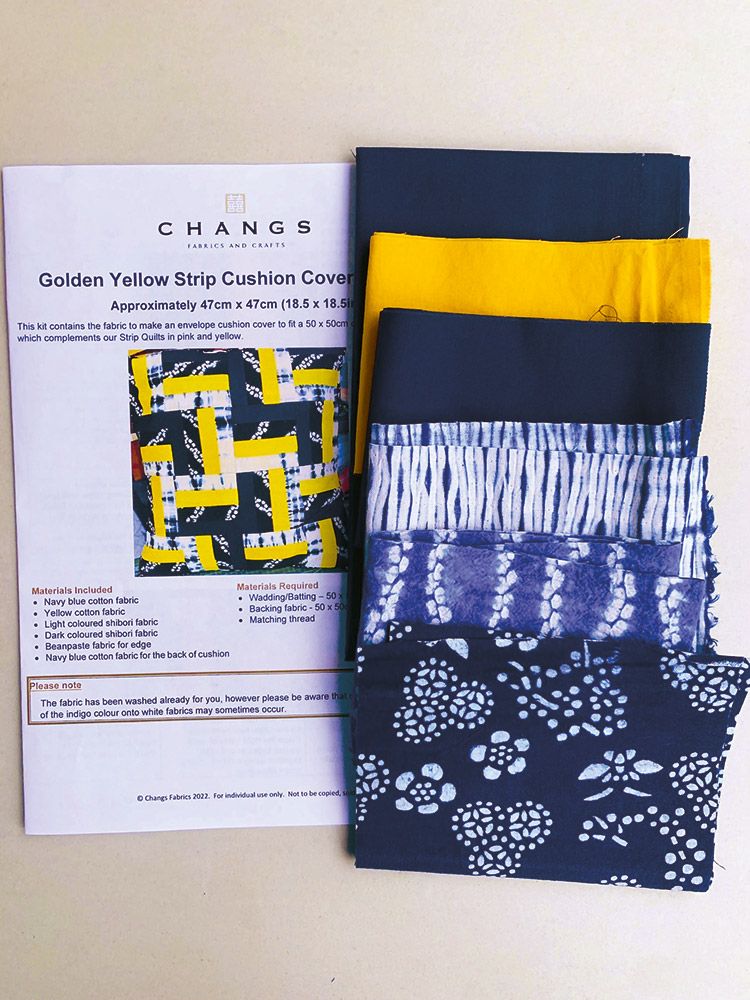 Changs Fabric Strip Cushion Kit (yellow)