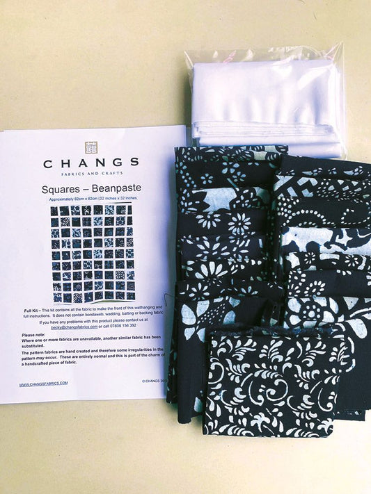 Changs Fabric Beanpaste Lap Quilt kit