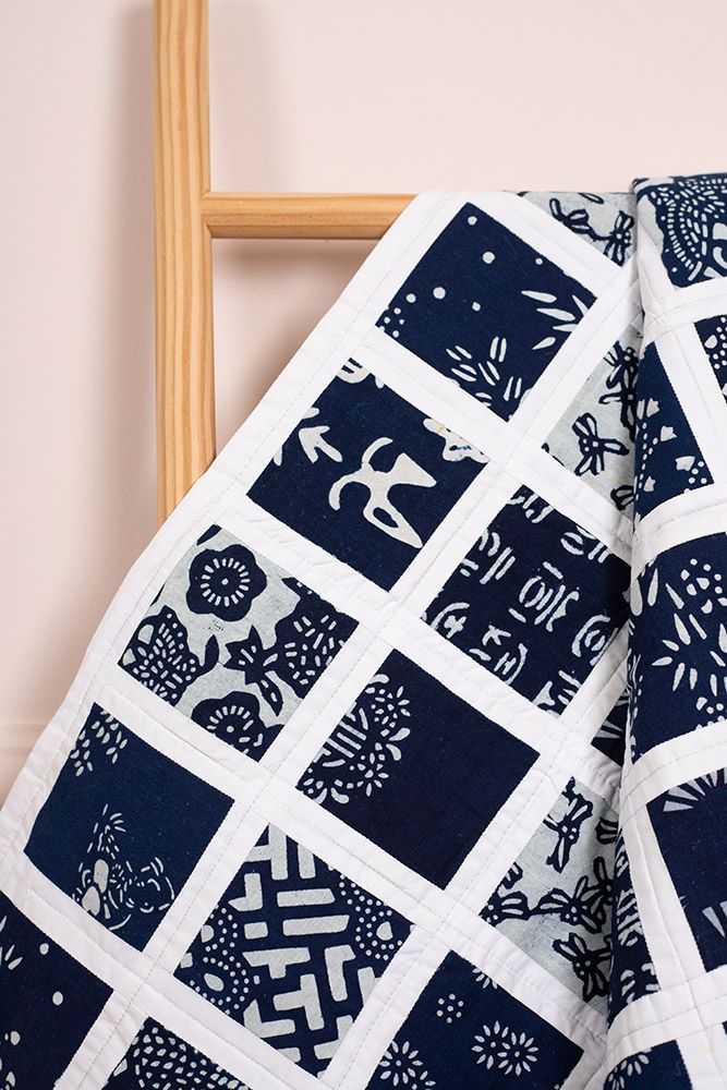 Changs Fabric Beanpaste Lap Quilt kit