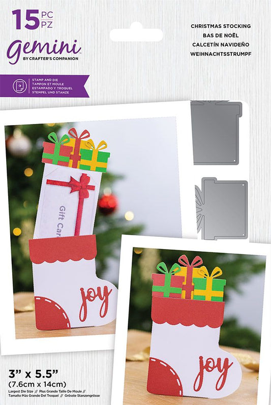 Gemini - Stamp & Die - Christmas Stocking