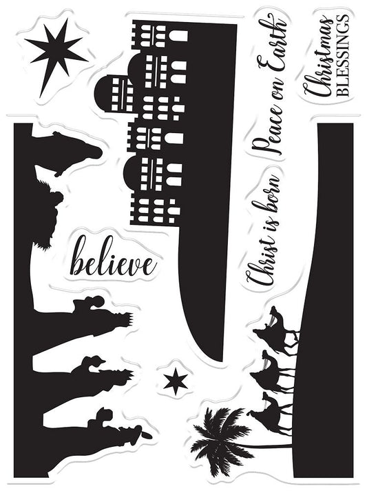 Crafters Companion Photopolymer Stamp - Bethlehem Skyline