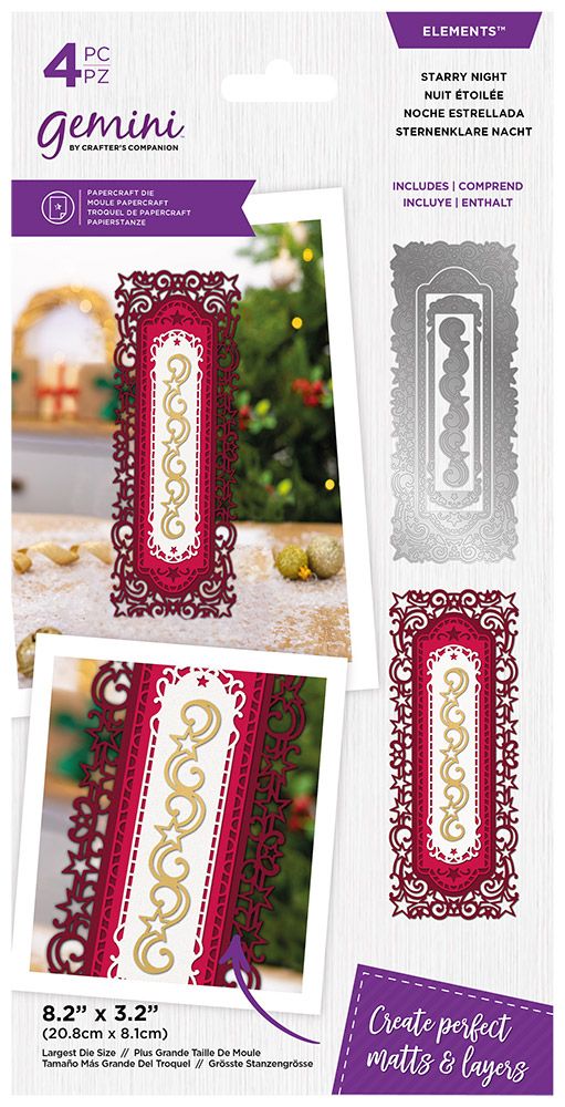 Gemini Christmas Nesting Elements Die - Starry Night