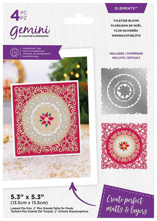 Gemini Christmas Nesting Elements Die - Yuletide Blooms