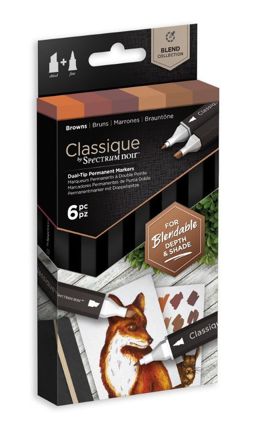 Spectrum Noir Classique 6PC - Browns
