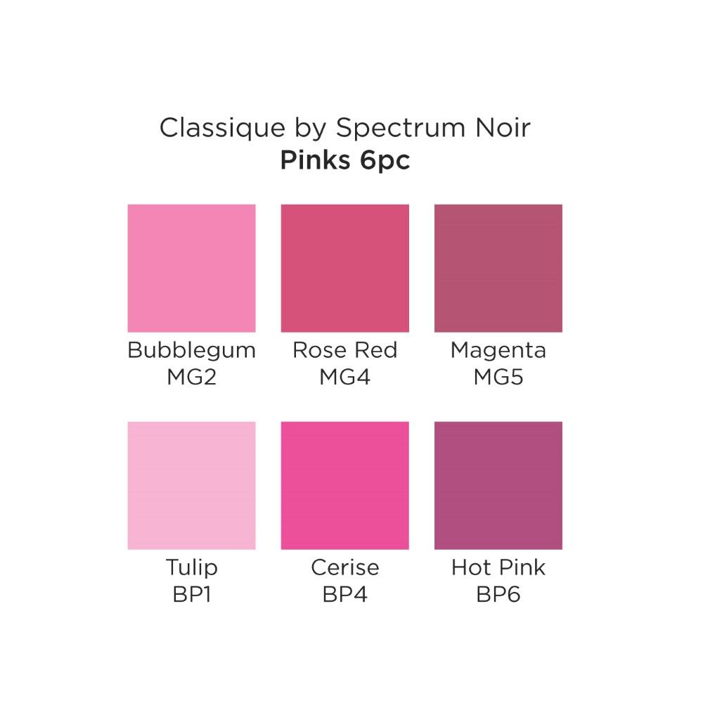 Spectrum Noir Classique 6PC - Pinks