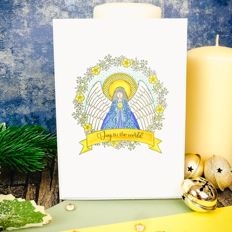 For the Love of Stamps - Christmas Blessings A6 Stamp Set