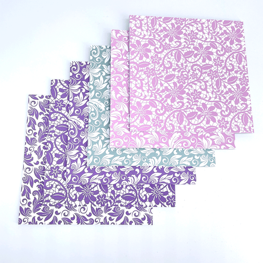 Paper Dienamics A Touch of Violet Colour Mats