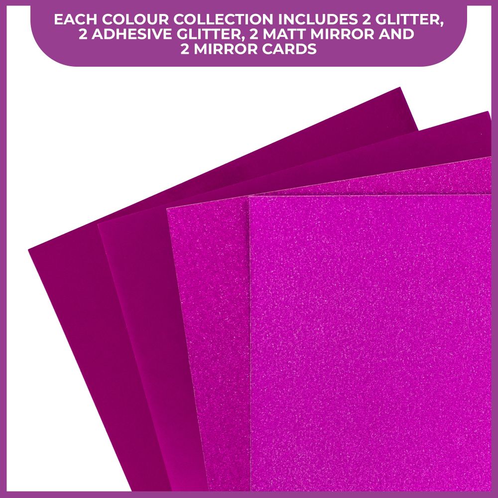 Crafters Companion A4 Luxury Cardstock Pack - Carnival