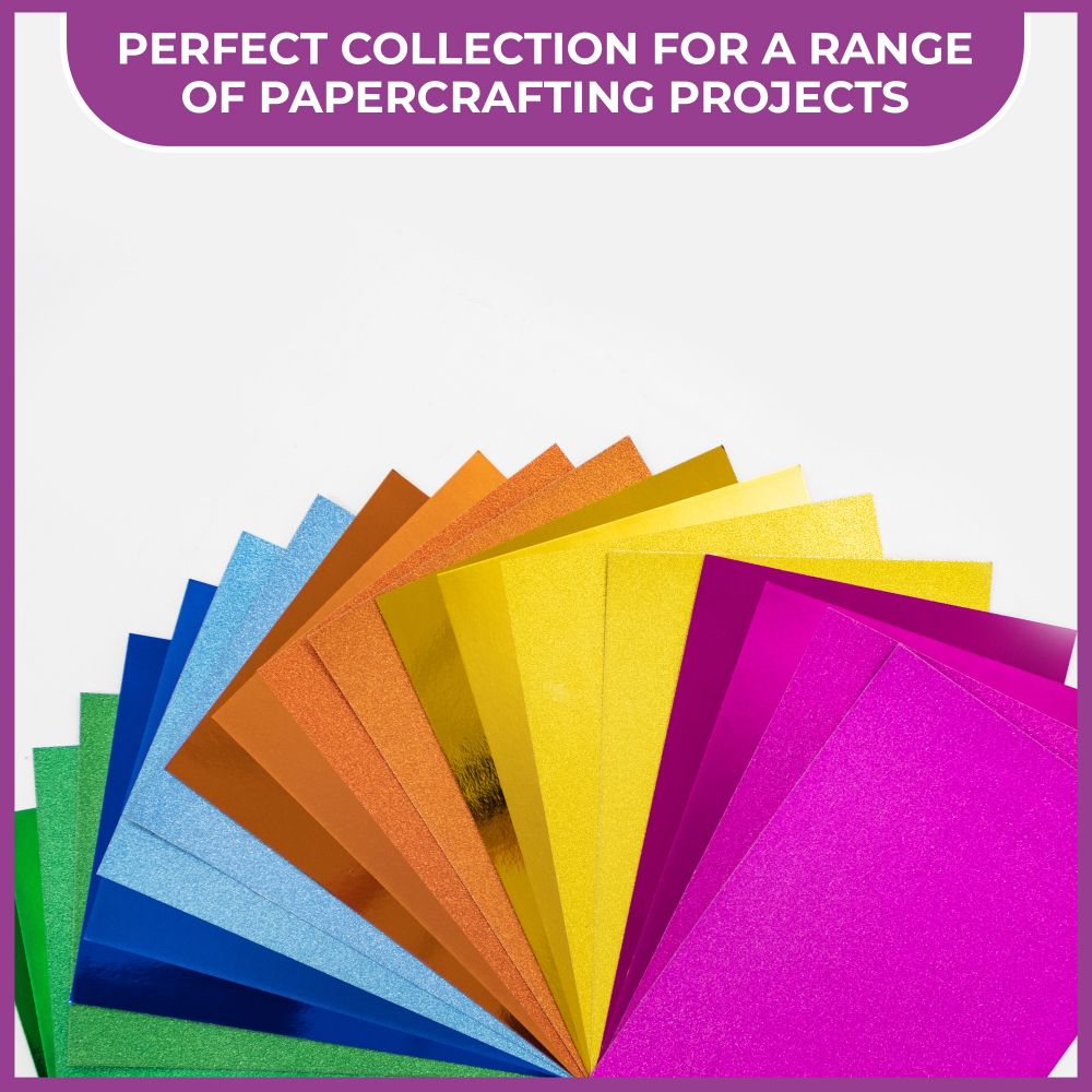 Crafters Companion A4 Luxury Cardstock Pack - Carnival