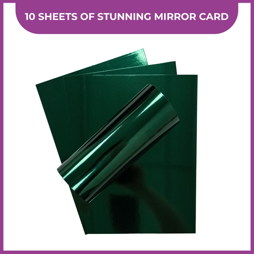 Crafters Companion A4 Luxury Cardstock Pack - Green