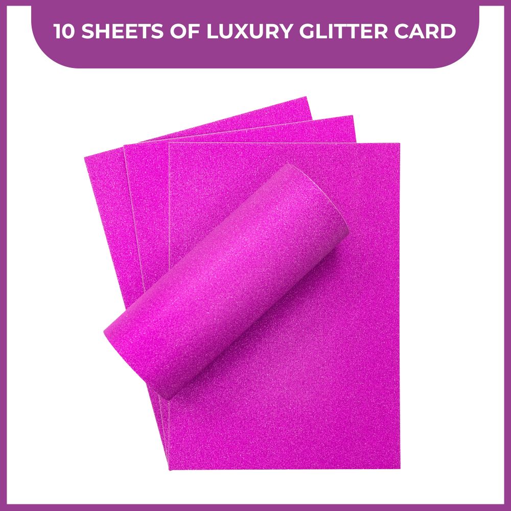 Crafters Companion A4 Luxury Cardstock Pack - Purple