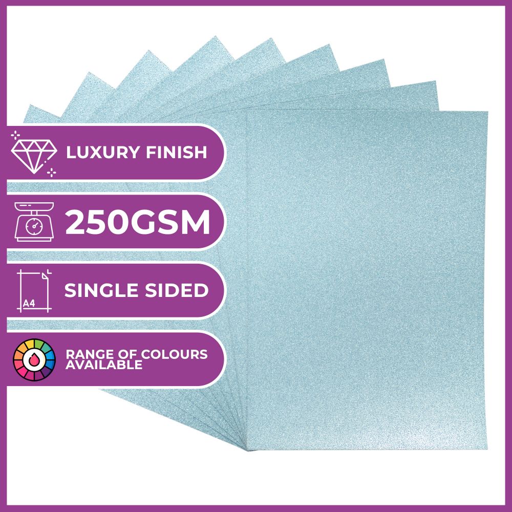 Crafters Companion Glitter Card 10 Sheet Pack