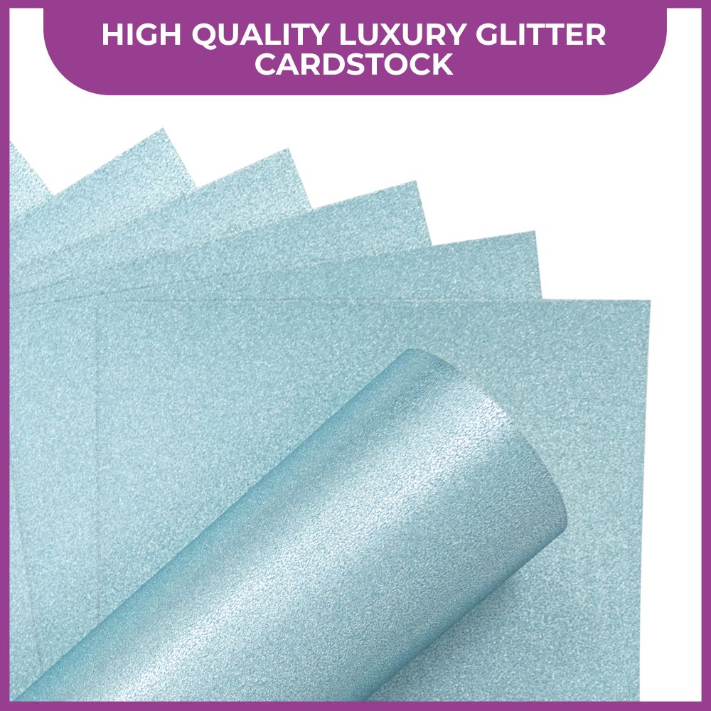 Crafters Companion Glitter Card 10 Sheet Pack