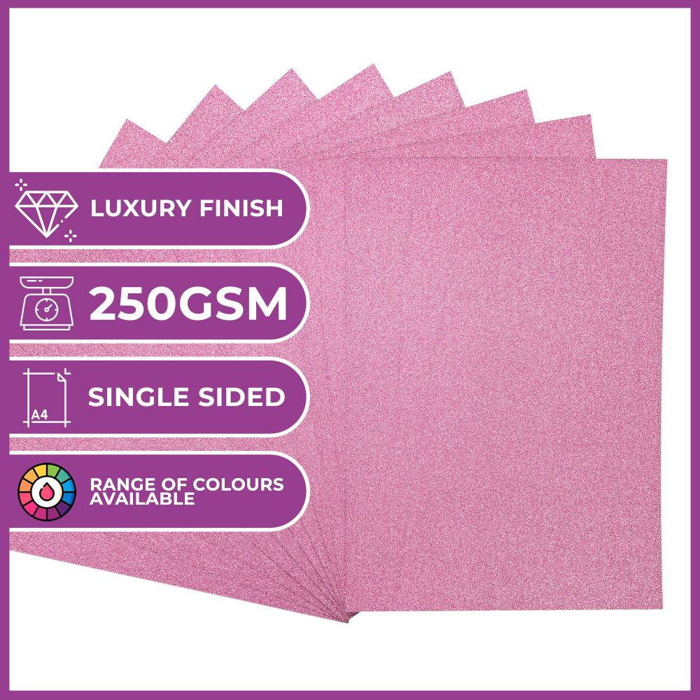 Crafters Companion Glitter Card 10 Sheet Pack