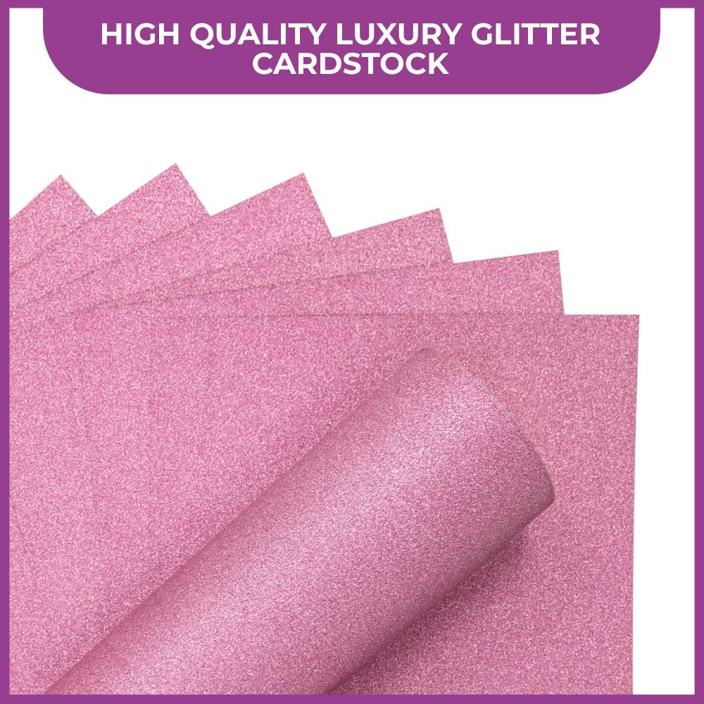 Crafters Companion Glitter Card 10 Sheet Pack