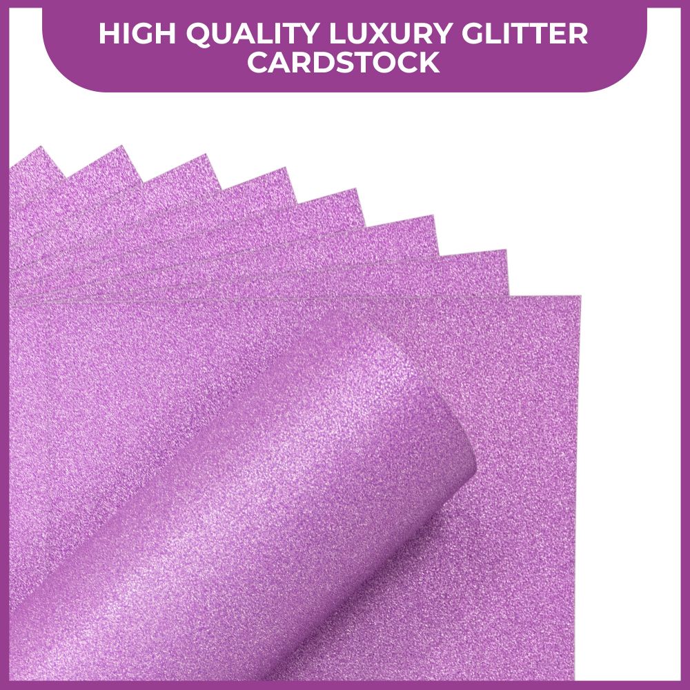 Crafters Companion Glitter Card 10 Sheet Pack