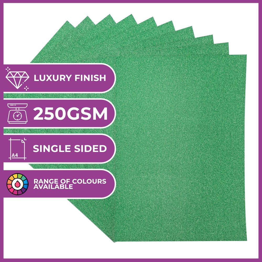 Crafters Companion Glitter Card 10 Sheet Pack