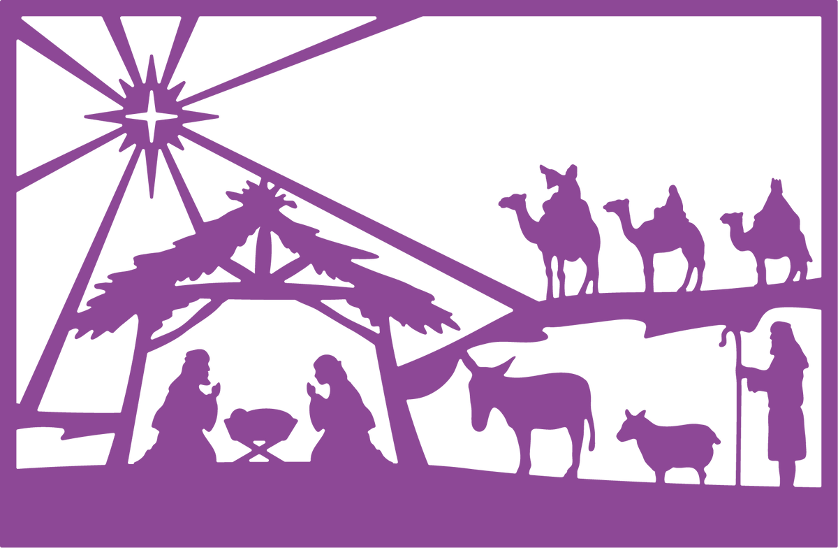 Gemini 6x4 Christmas Create-a-Card Die - Bethlehem