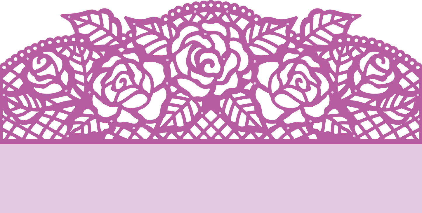 Gemini Lace Edgeables Die - Edwardian Rose