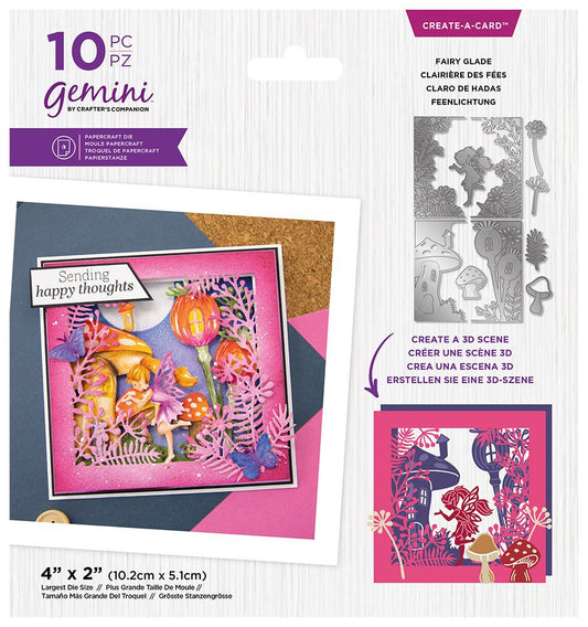 Gemini Create a Card Interchangeable Scene Die - Fairy Glade