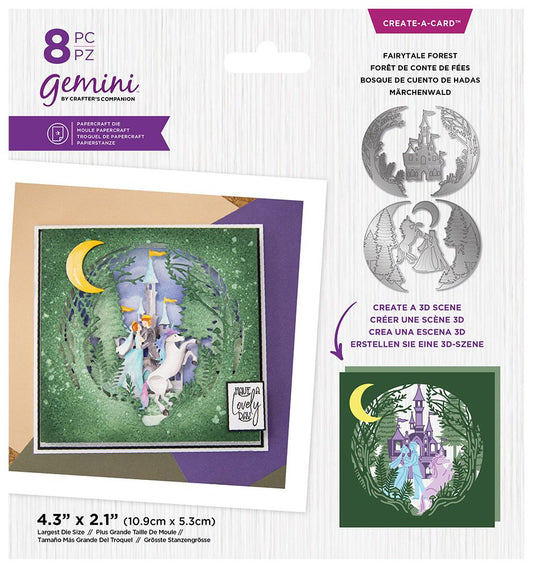 Gemini Create a Card Interchangeable Scene Die - Fairytale Forest