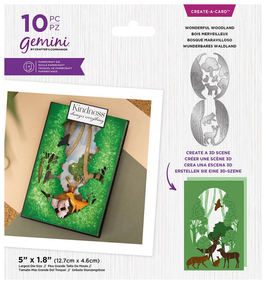 Gemini Create a Card Interchangeable Scene Die - Wonderful Woodland