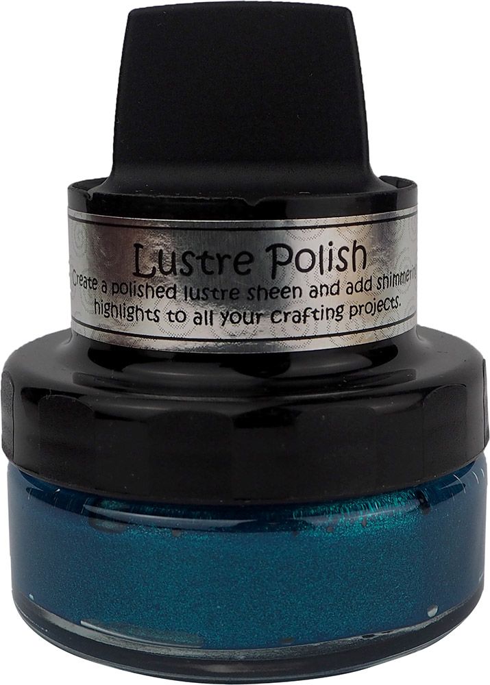Cosmic Shimmer Lustre Polish Tantalising Teal 50ml