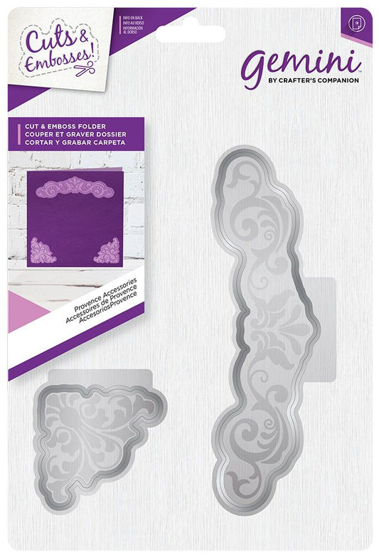 Gemini Cut and Emboss Folder - Provence Accessories