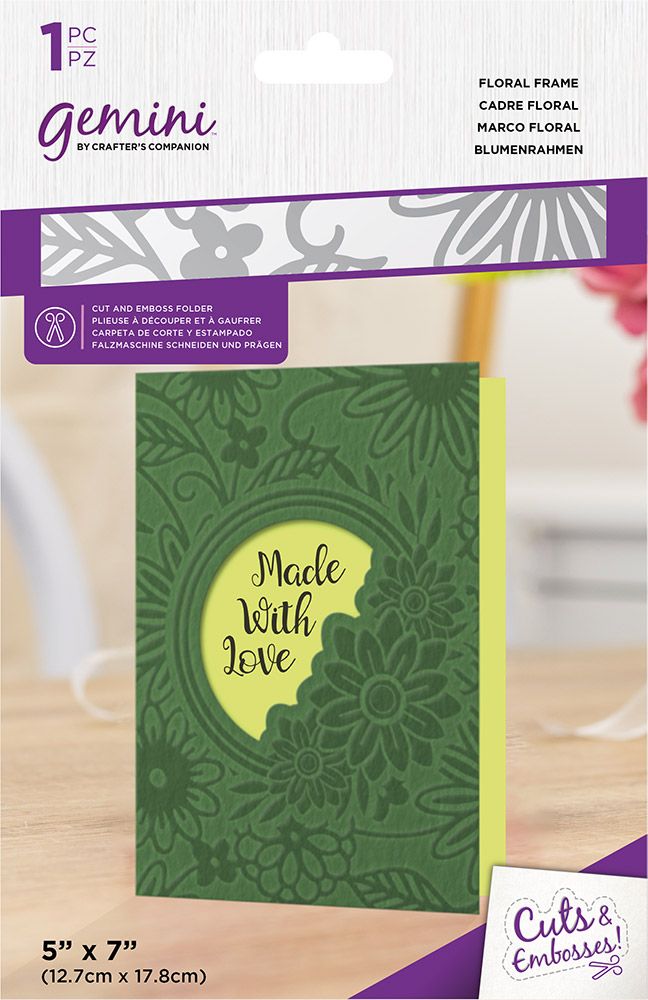 Gemini Cut and Emboss Folder - Floral Frame