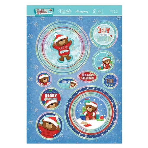 Hunkydory - Frosted, Fun & Furry Luxury Topper Set
