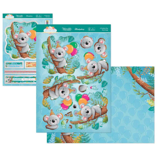 Hunkydory - Cutest Celebrations Deco-Large Set - A Koala-ty Day