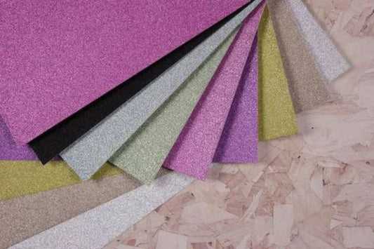 Dawn Bibby Creations Soft Tones non shed Glitter card pack