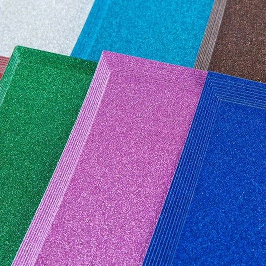 Dawn Bibby Creations Bright Tones non shed Glitter card pack