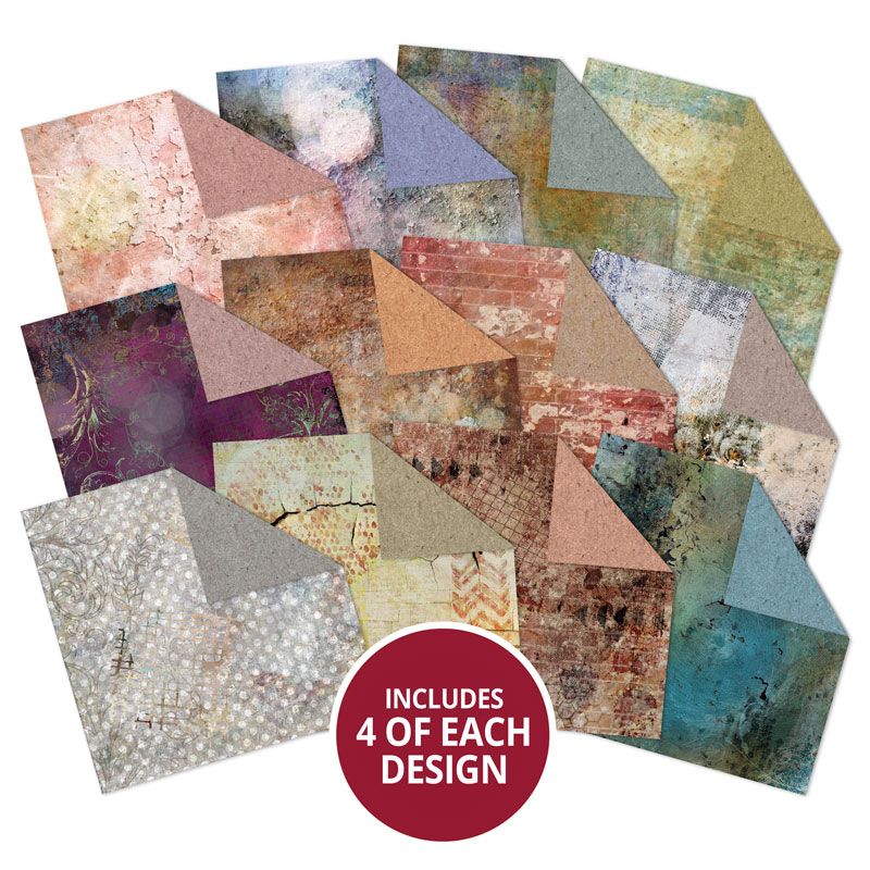 Duo Design Paper Pads - Delightfully Distressed & Colourful Kraft