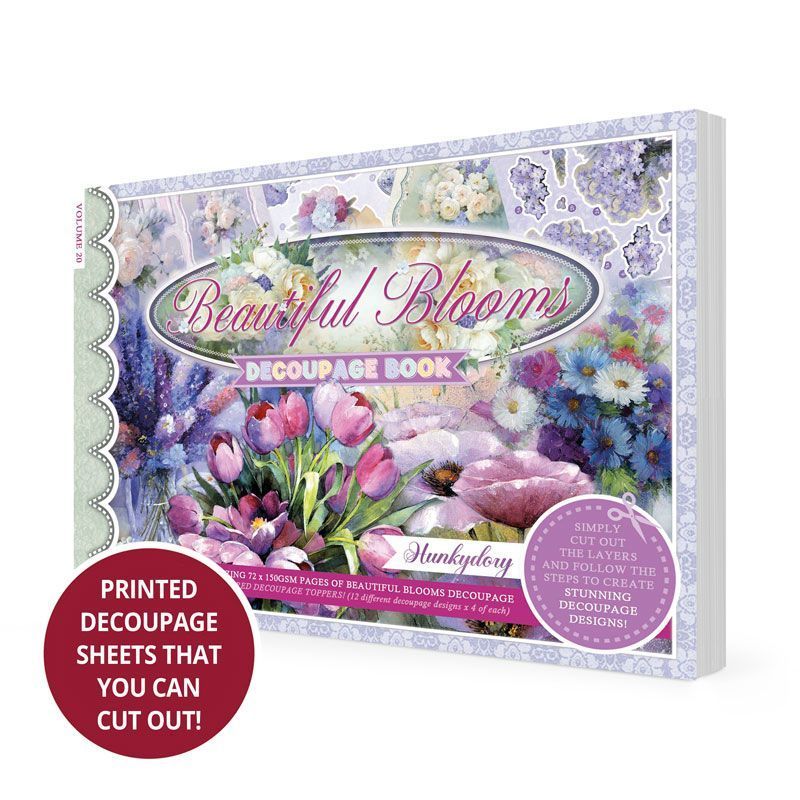 Beautiful Blooms Decoupage Book