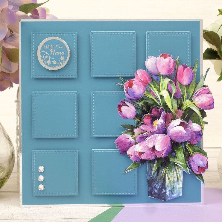 Beautiful Blooms Decoupage Book