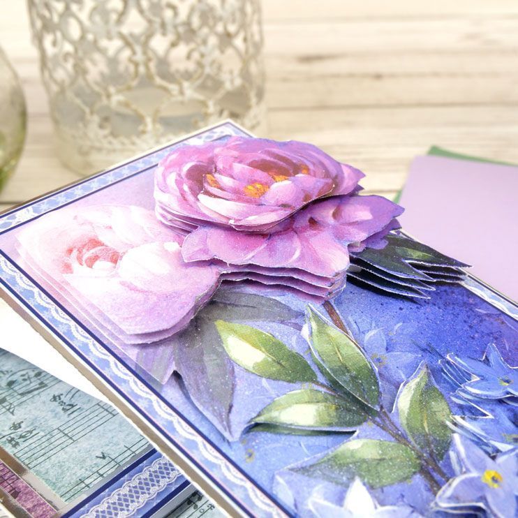 Beautiful Blooms Decoupage Book