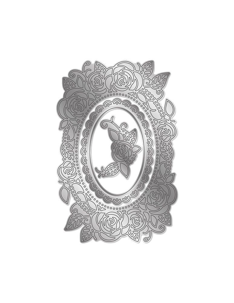 Gemini - Metal Die - Elements - Decorative Rose Frame