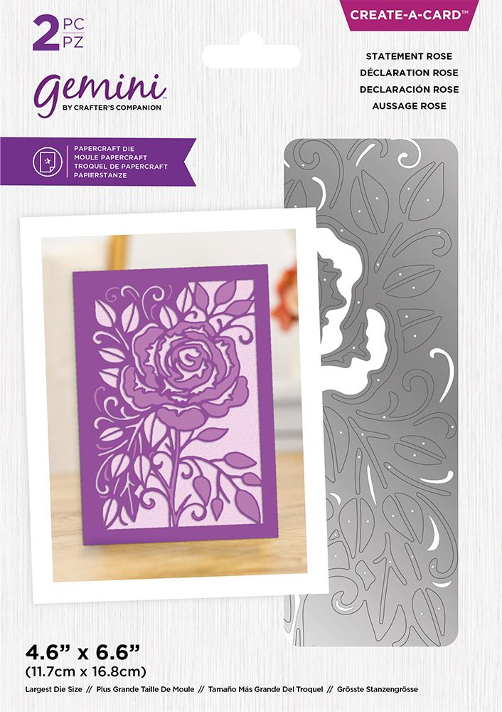 Gemini - Create A Card - Statement Rose