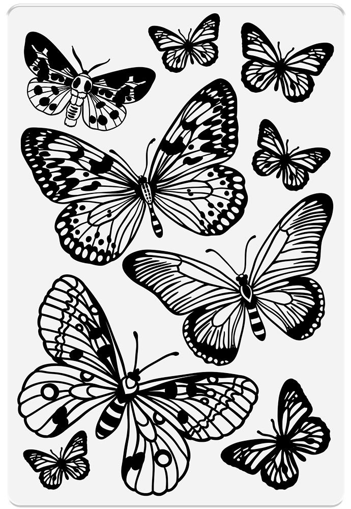 Photopolymer Stamp - Delightful Butterflies