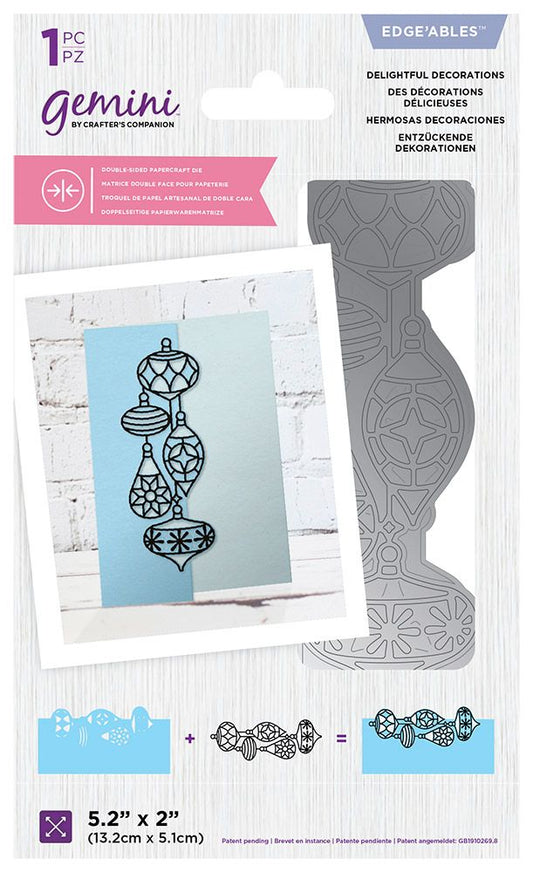 Gemini Christmas Double-Sided Layerable Edgeable Die - Delightful Decorations
