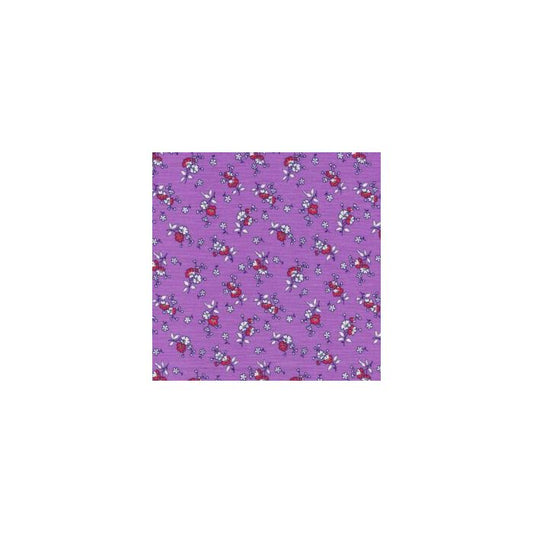 Dutch Heritage - Purple Ditsy Red