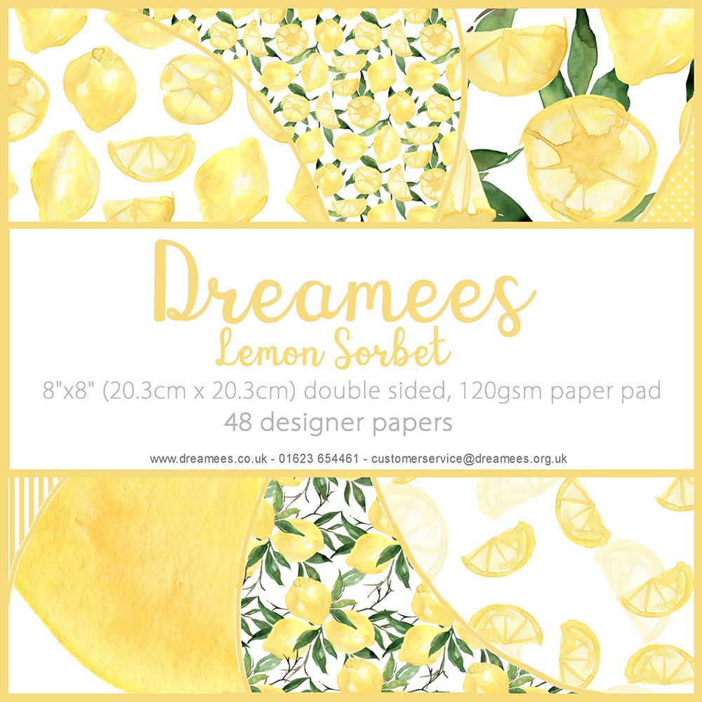Dreamees Lemon Sorbet 8x8 Paper Pad