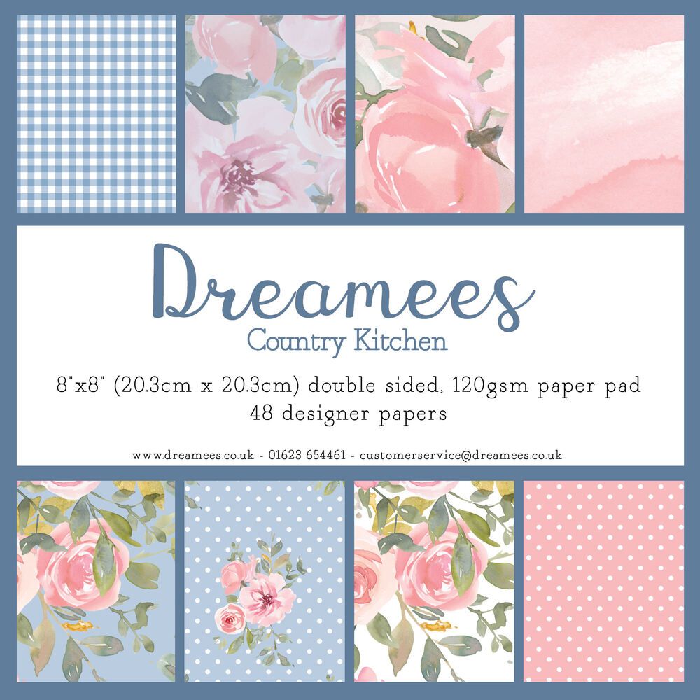 Dreamees Country Kitchen 8x8 Paper Pad