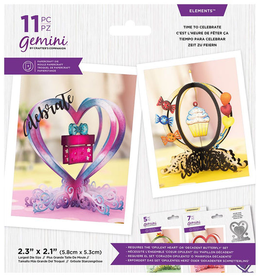 Gemini - Metal Die - Elements - Time to Celebrate
