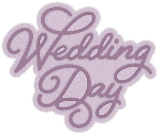 Gemini Mini Expressions Die - Wedding Day